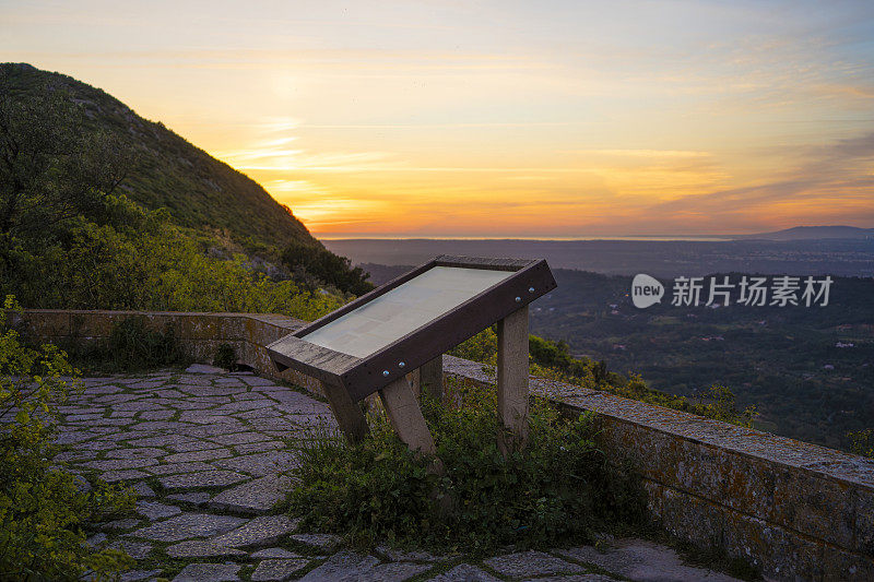 旅游景点Arrábida自然公园- Setúbal，里斯本